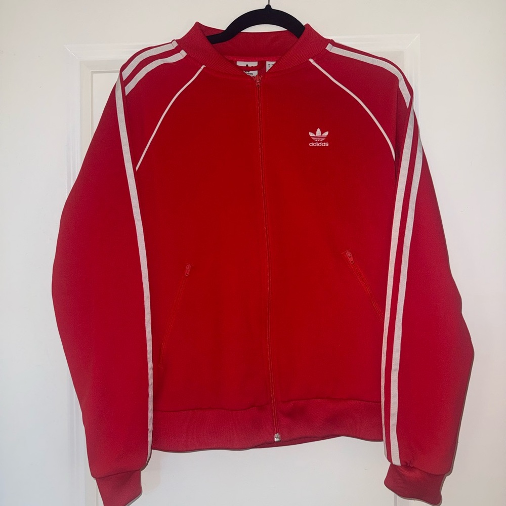 Adidas Red Track Jacket
